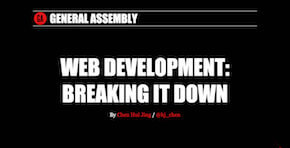 Web development: breaking it down