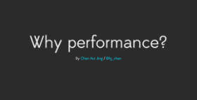 Why performance