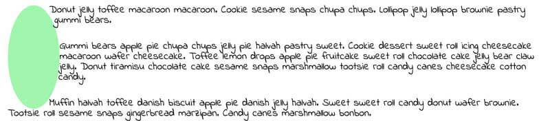 Ellipse function example