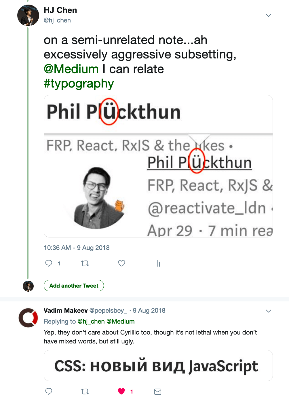 Subsetting gone wrong on Medium for letters beyond the basic Latin set