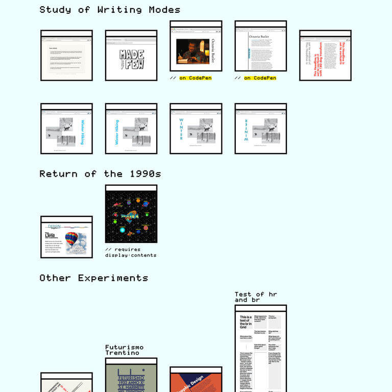 Jen Simmons' experimental layout lab