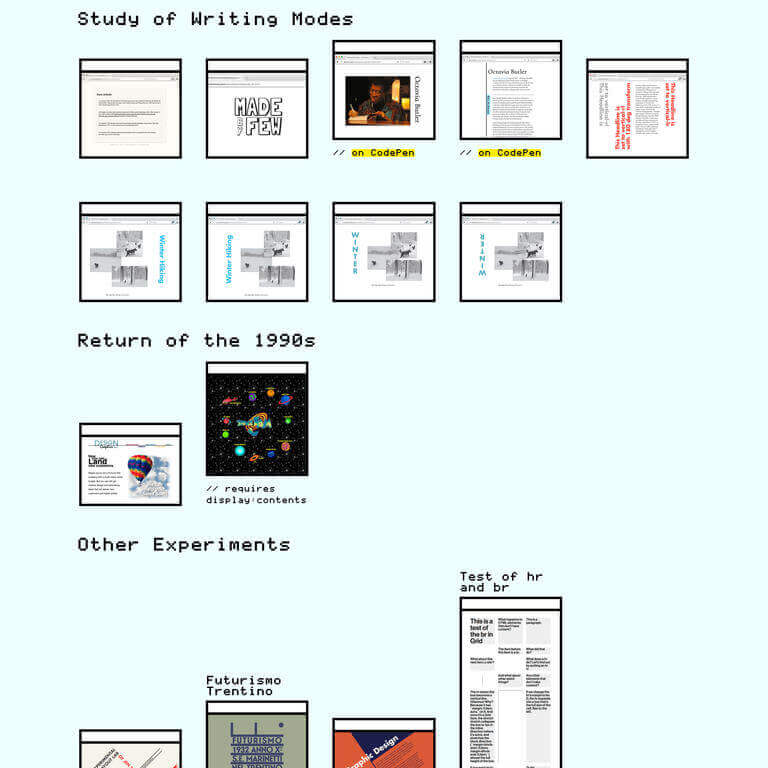 Jen Simmons' experimental layout lab