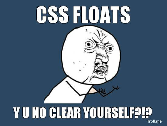 CSS floats meme