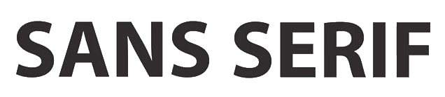 Sans-serif