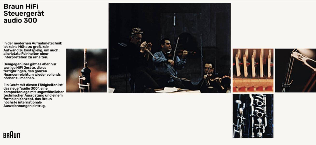 Braun HiFi Steuergerät audio 300