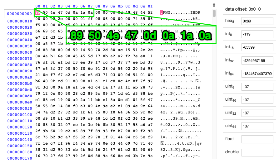 PNG header