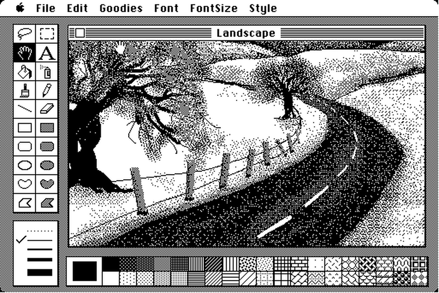 Screenshot II of MacPaint